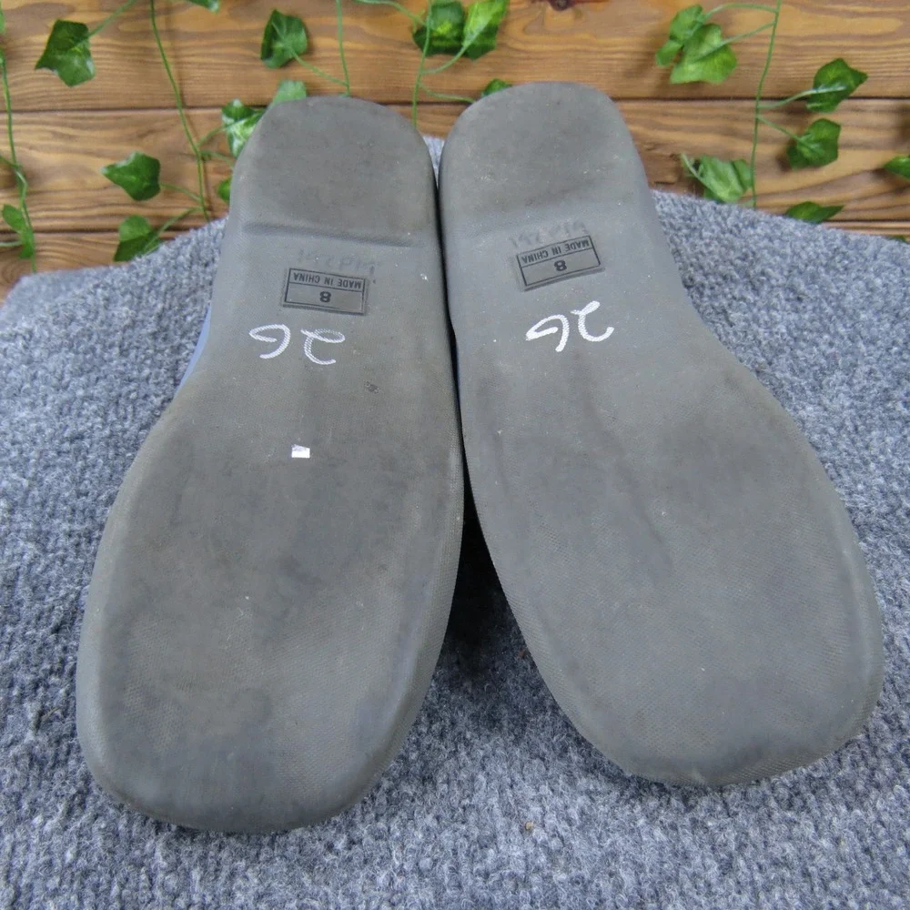 Danly Blue‎ Rubber Rain Skimmer Shoes Women's 8 Waterproof Slip-On